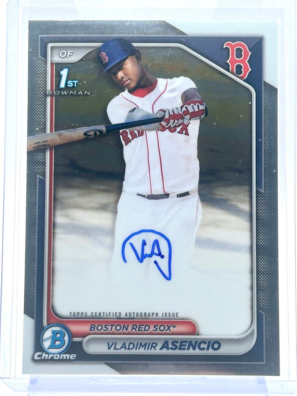 2024 Bowman Chrome Vladimir Asencio 1st Prospect Auto Boston Red Sox